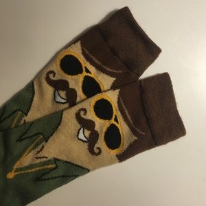 FREE WITH BUNDLE!! Cool Mustache Guy Socks!!